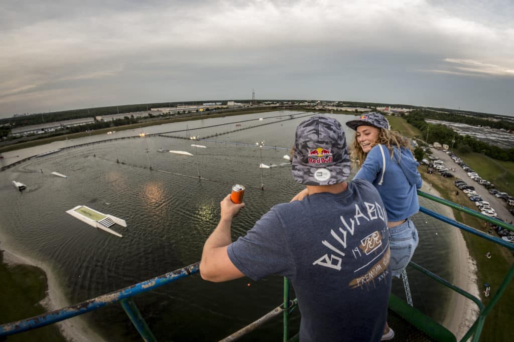 collegiate wakeboarding contest