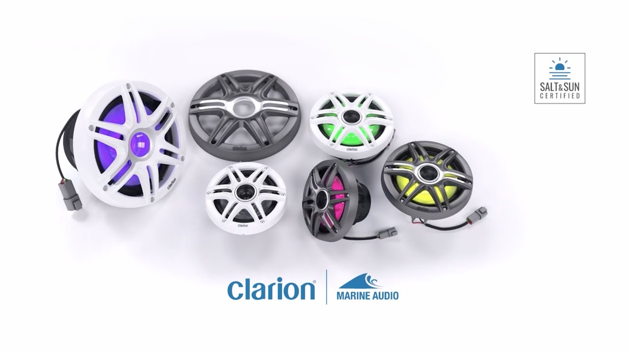 Clarion Marine Premium Speakers and Subwoofers