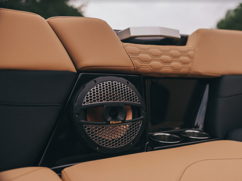 Klipsch speaker in a MasterCraft
