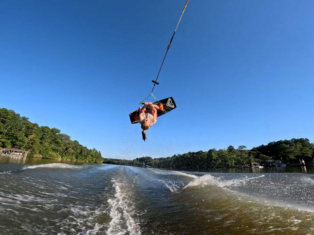 Zoey Carroll catching big air