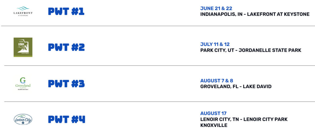 2024 Pro Wakeboard Tour schedule