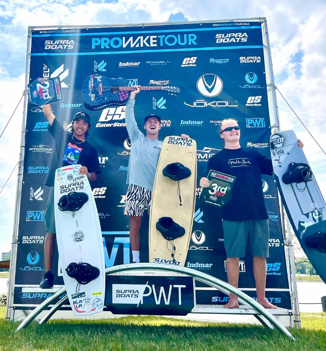 Thomas Herman on the PWT podium