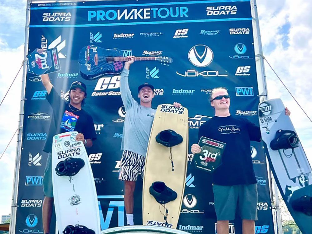 Thomas Herman on the PWT podium